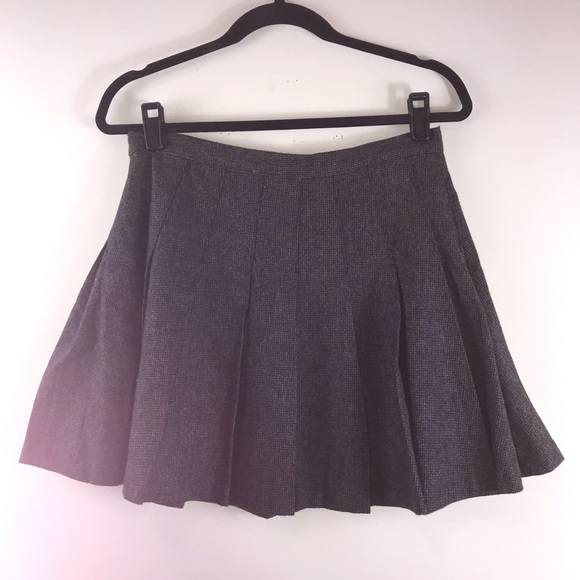 Native Daughters Wool and Polyester Mini Skater Skirt - Picture 3 of 4